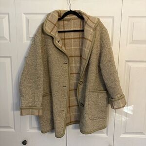 Vintage Edward Chapman Wool Made in Italy Cozy Coat Medium